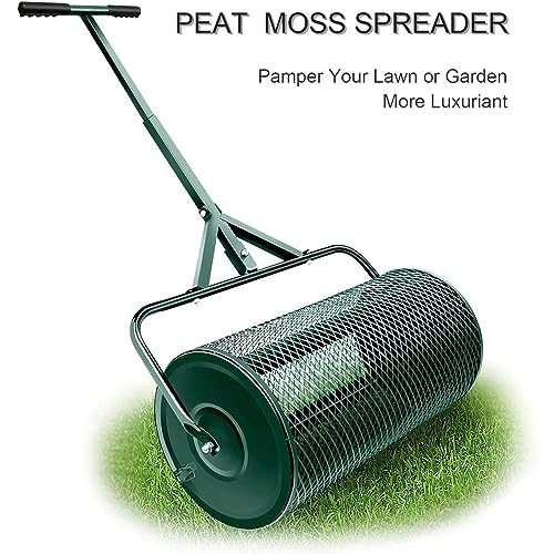 Lawn & Garden Spreader with Upgraded Side Clasps - 24