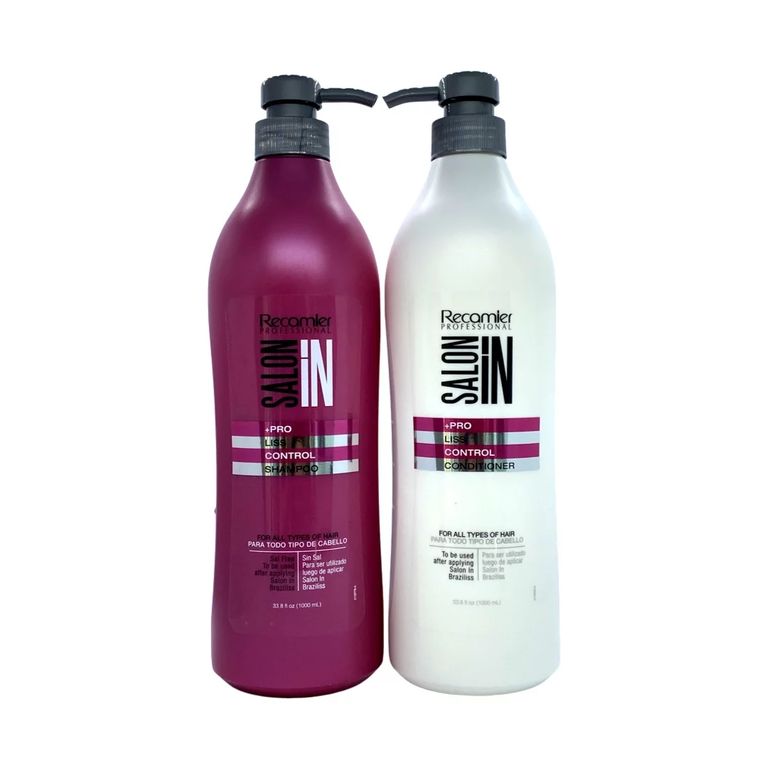 Salon In Recamier Pro+ Liss Control Shampoo & Conditioner 33.8 oz Set