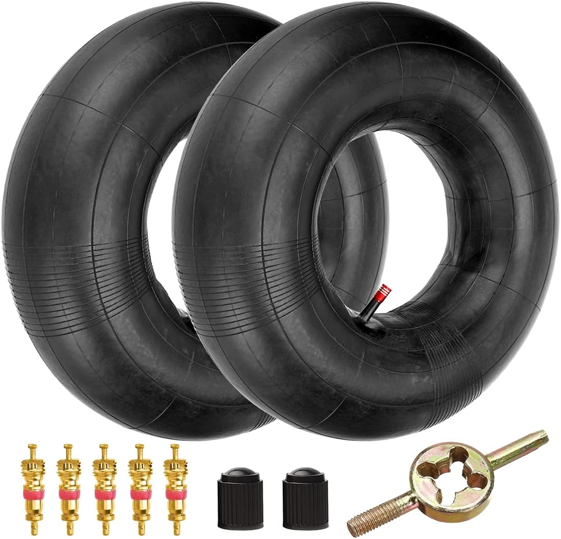 FVRITO 19X7-8 19X7.00-8 20X7-8 Inner Tube for ATV Quad 4 Wheeler Go Kart Baja Warrior Mini Bike Lawn Tractor Snow Blower Golf Cart Garden Trailer Heavy Duty Lawn Mower 2 Pack