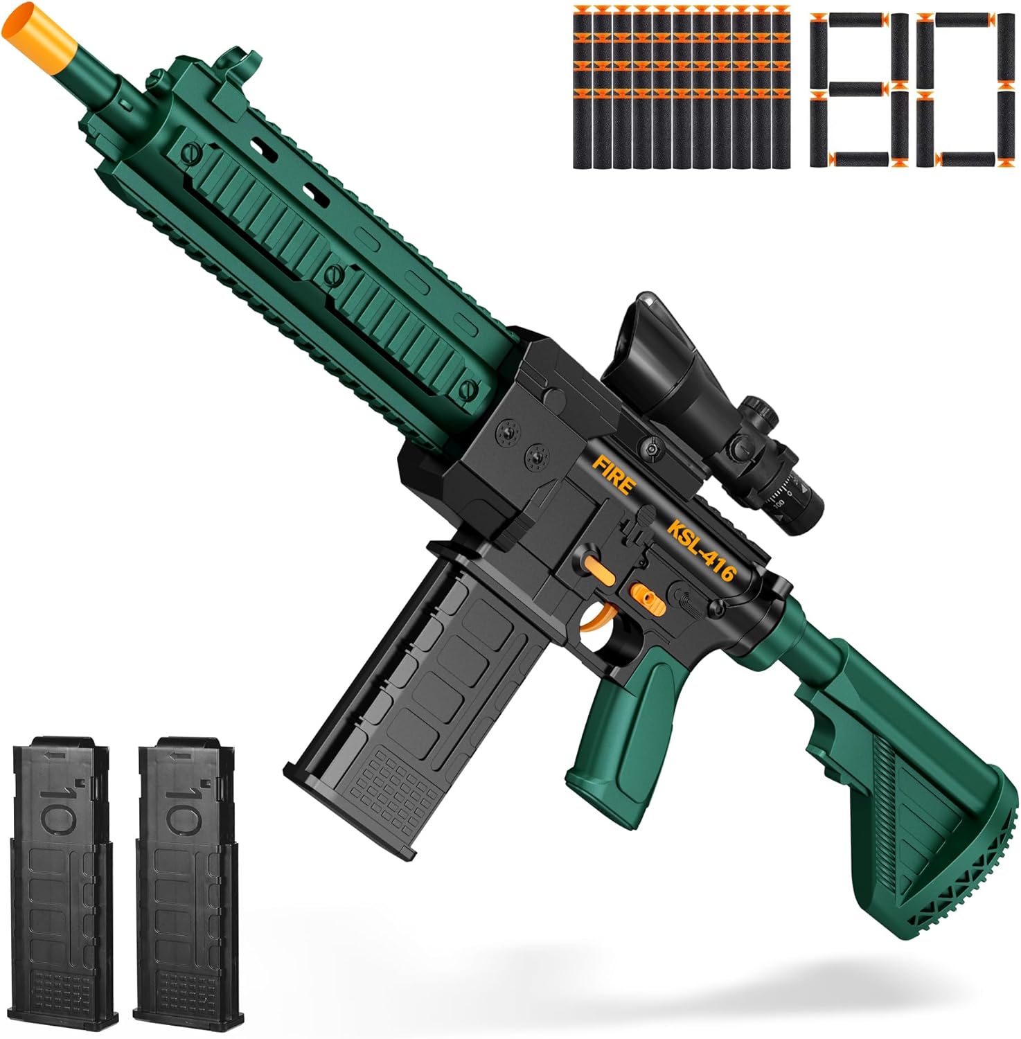 Toy Gun Foam Blaster Shooting for Boys Automatic Electric Toys Guns Foam Blaster Shooting Toy with Soft Foam Bullets for nerf Dart, Outdoor Games Toys Gifts for Boys Girls Birthday Christmas