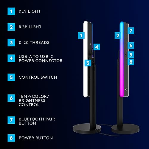 Logitech G733 Lightspeed Wireless Gaming Headset, Suspension Headband, Lightsync RGB, Blue VO!CE Mic, PRO-G Audio – Black, Gaming Headset Wireless, PC, PS5, PS4, Switch Compatible