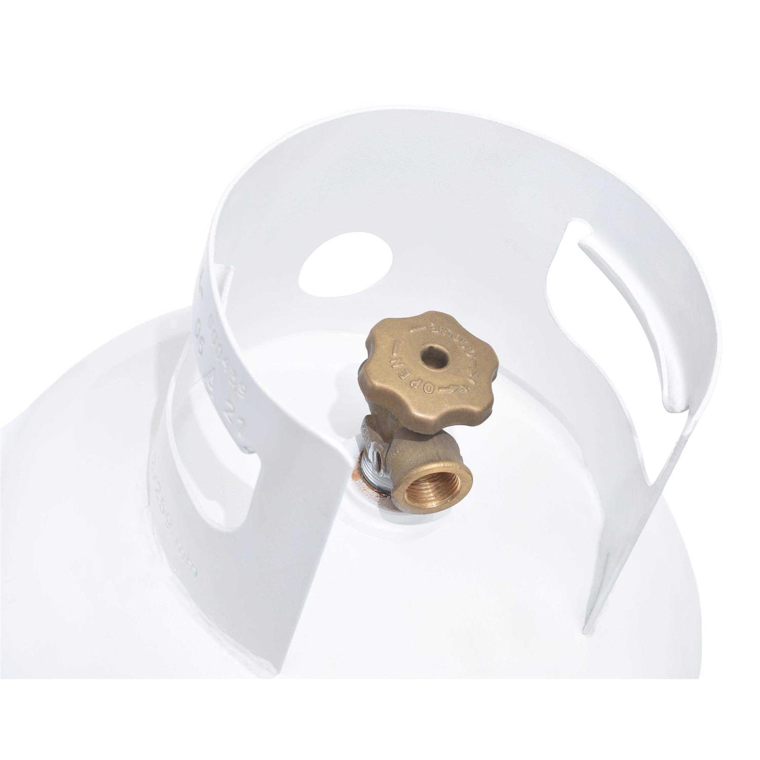 Flame King 60 lb Steel Propane Tank LPG Refillable Cylinder with POL Valve