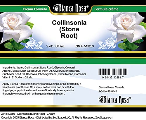 Bianca Rosa Collinsonia (Stone Root) - Cream (2 oz, ZIN: 513289)