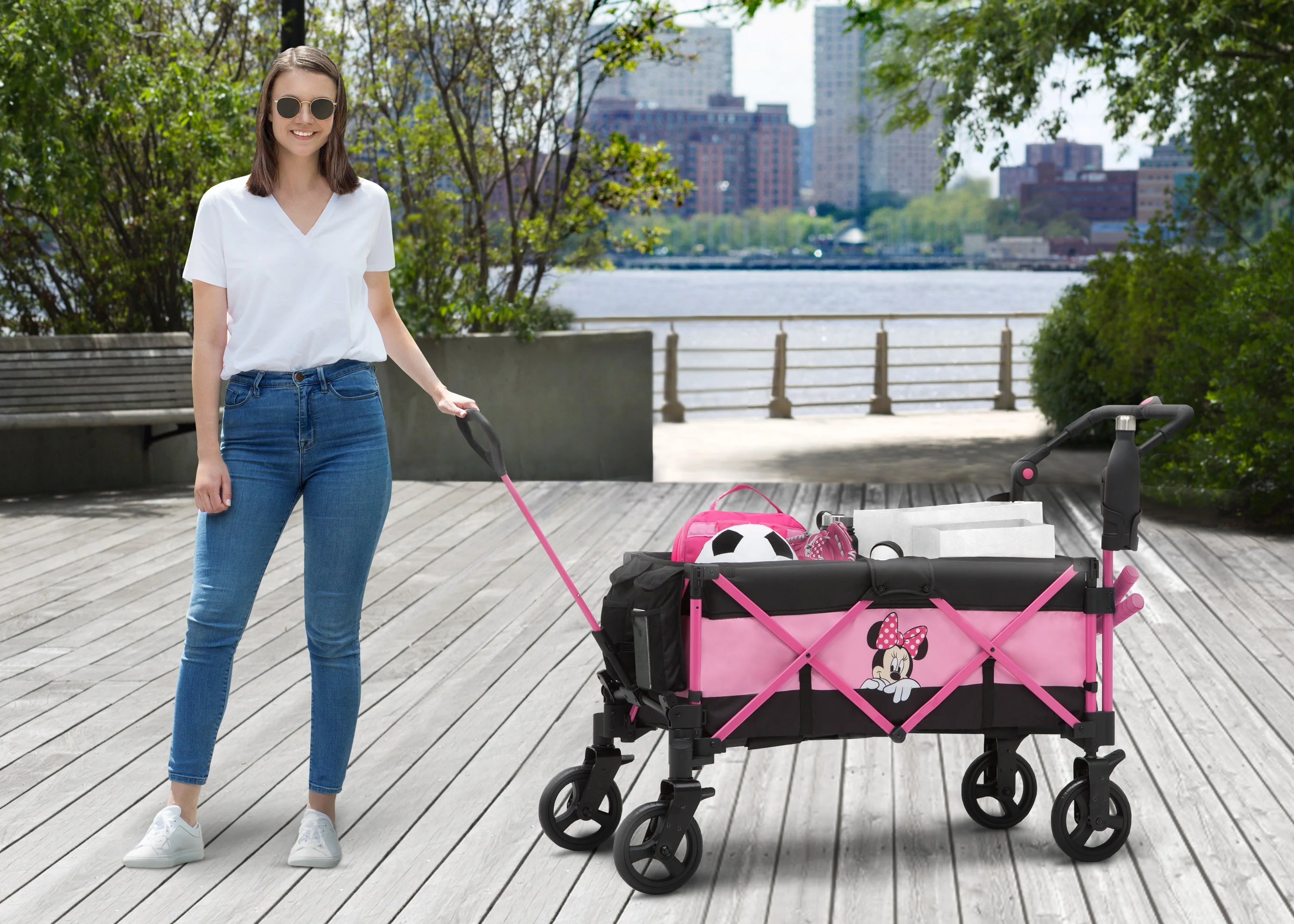 Disney Minnie Mouse Stroller Wagon by Delta Children