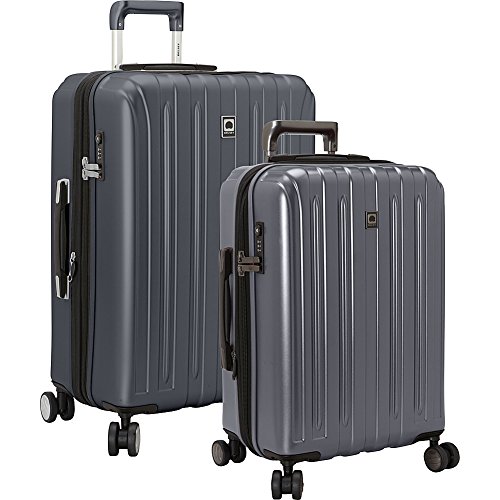 DELSEY Paris Titanium Hardside Expandable Luggage with Spinner Wheels, Graphite, Carry-On 21 Inch
