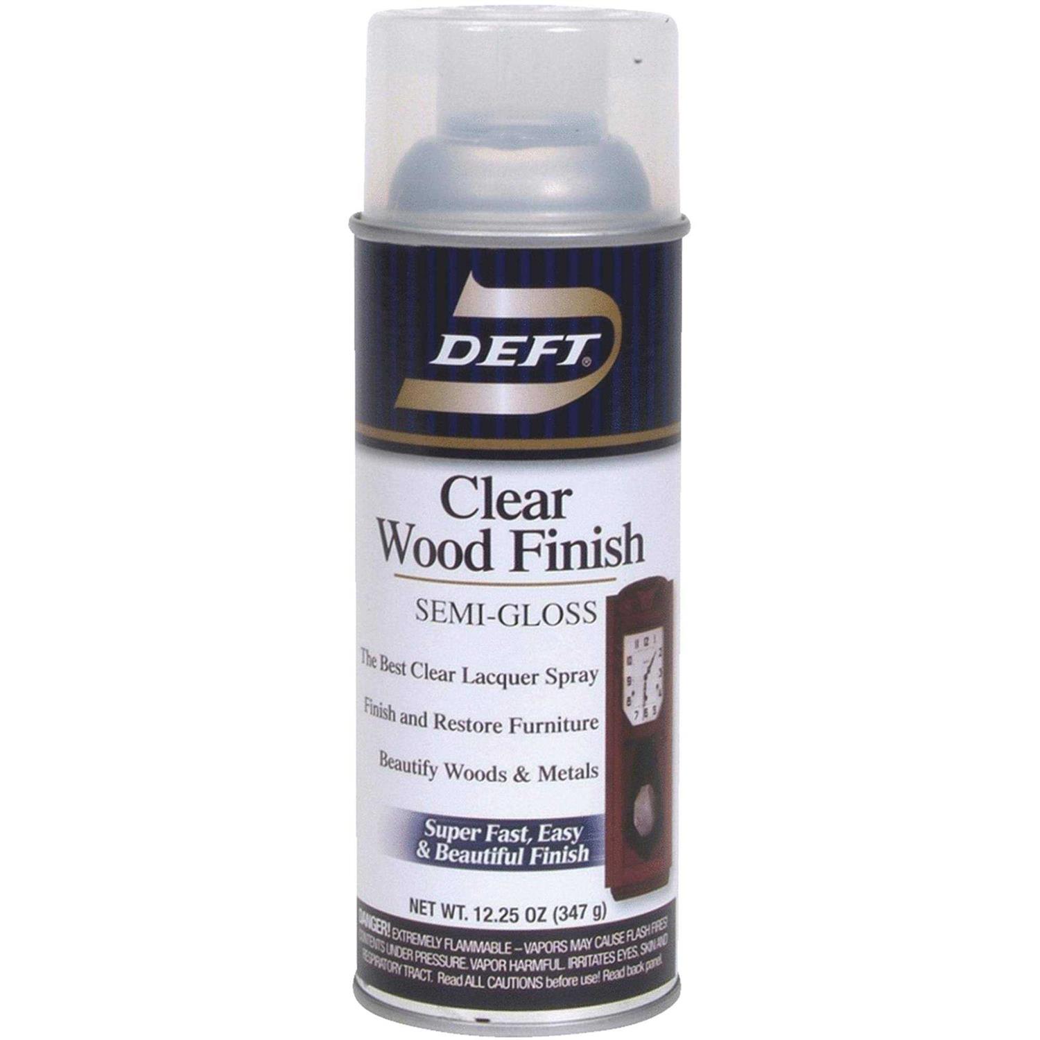 Deft Clear Semi-Gloss Wood Finish Spray