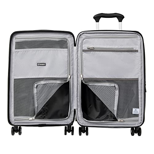 Travelpro Maxlite Air Hardside Expandable Carry on Luggage, 8 Spinner Wheels, Lightweight Hard Shell Polycarbonate Suitcase, Shadow Grey, Carry On 21-Inch