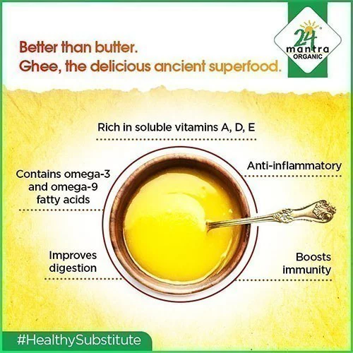 24 Mantra Organic Grass-Fed Ghee - 7.5 oz