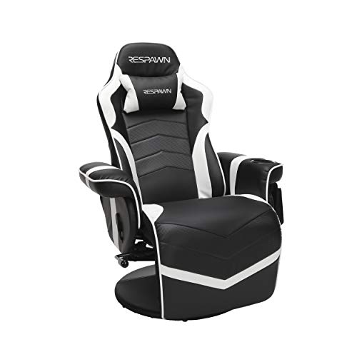 RESPAWN 900 Racing Style Gaming Recliner, Reclining Gaming Chair, in Gray RSP 900 GRY