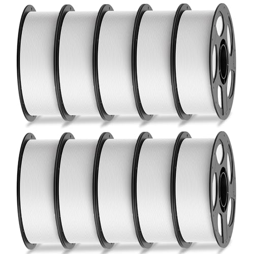 ANYCUBIC High Speed 3D Printer Filament 1.75mm Bundle, Rapid PLA Filament with High Prints Quality, Dimensional Accuracy +/- 0.02mm, Print with Most FDM 3D Printers, 1KG Spool, 2KG Blue + Bright Red