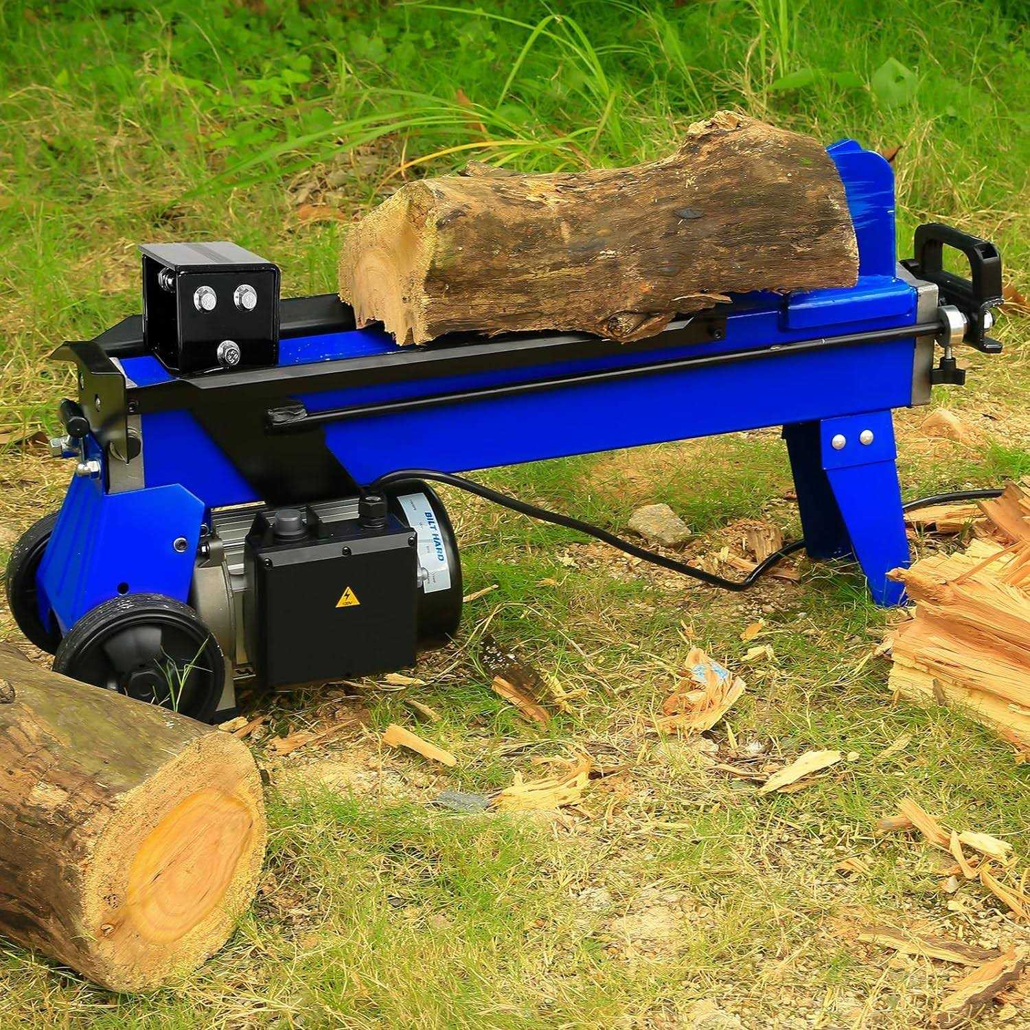Bilt Hard Log Splitter 6.5 Ton Wood Splitter Electric Powered 15Amp - Shop Hardware Tools Online Store