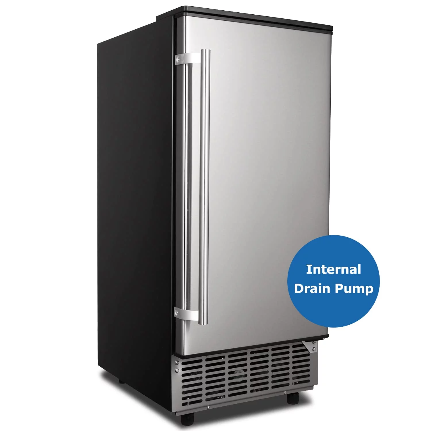 Northair 80lb Daily Undercounter Commercial Ice Maker Built in Ice Machine  Stores up to 24lbs