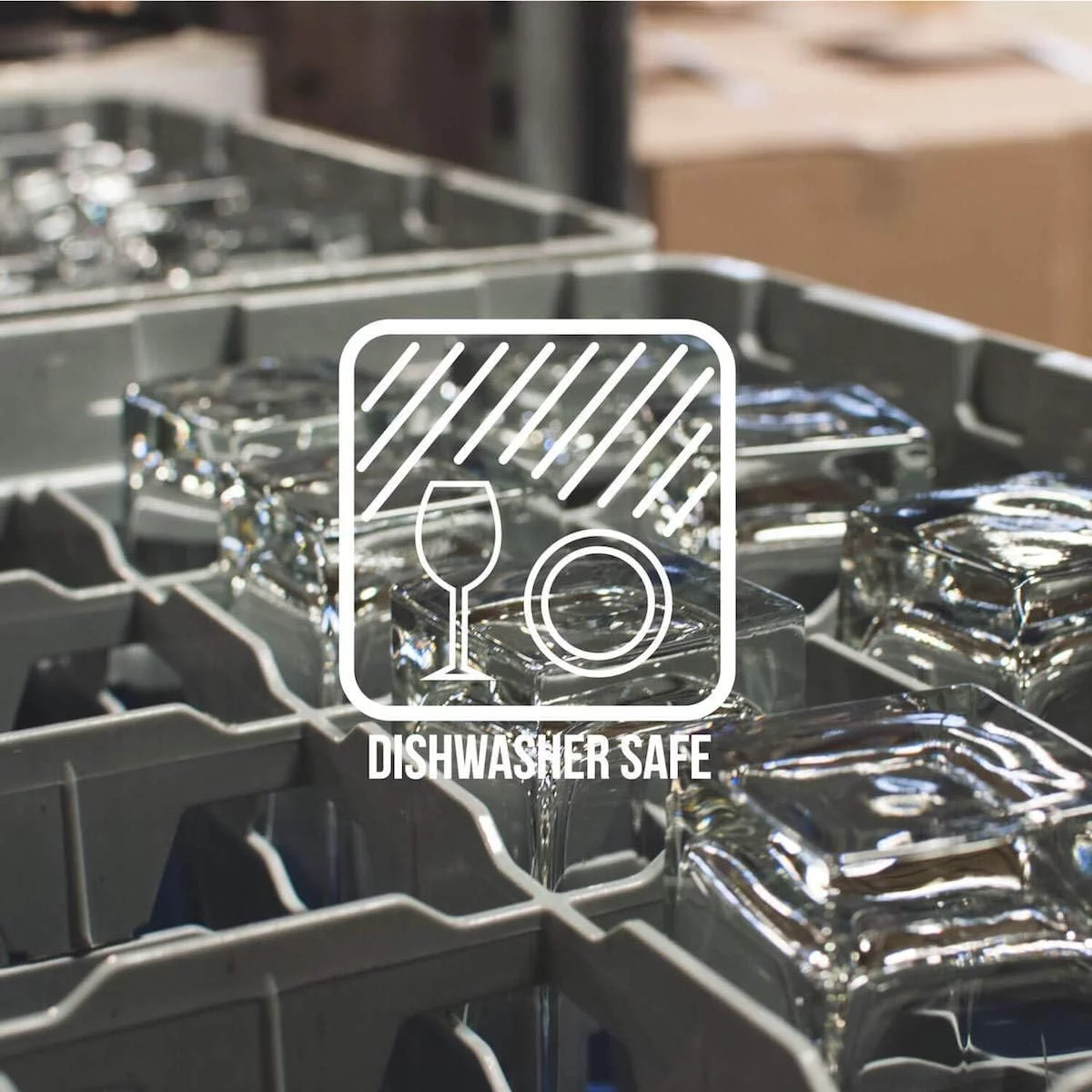 Icy Pine Highball Glass 15 Ounce - Cooler Glass Set Of 4 - Lead-Free Glass - Etched Drinking Glass With Heavy Base - Proudly Made In The