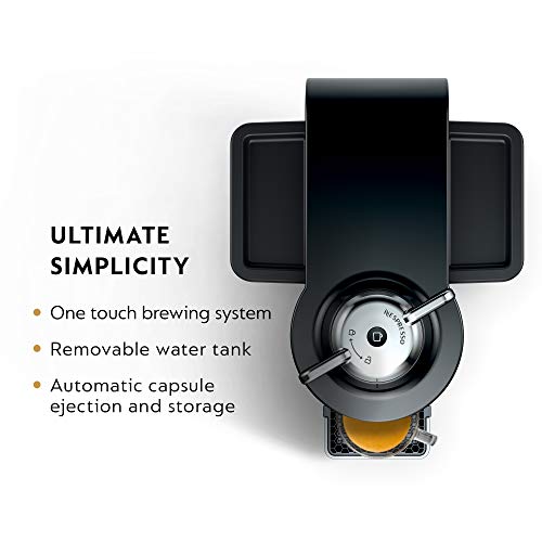 Nespresso Vertuo Coffee and Espresso Maker by De'Longhi, Graphite Metal