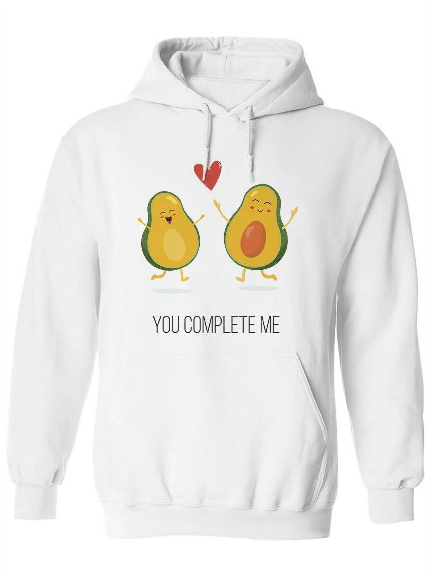 You Complete Me Avocado Hoodie Women -Image by Shutterstock, Female Medium