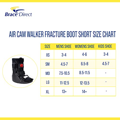 Air CAM Walker Fracture PDAC Approved L4360 and L4361 Boot Short - Medical Recovery, Protection and Healing Boot - Toe, Foot or Ankle Injuries