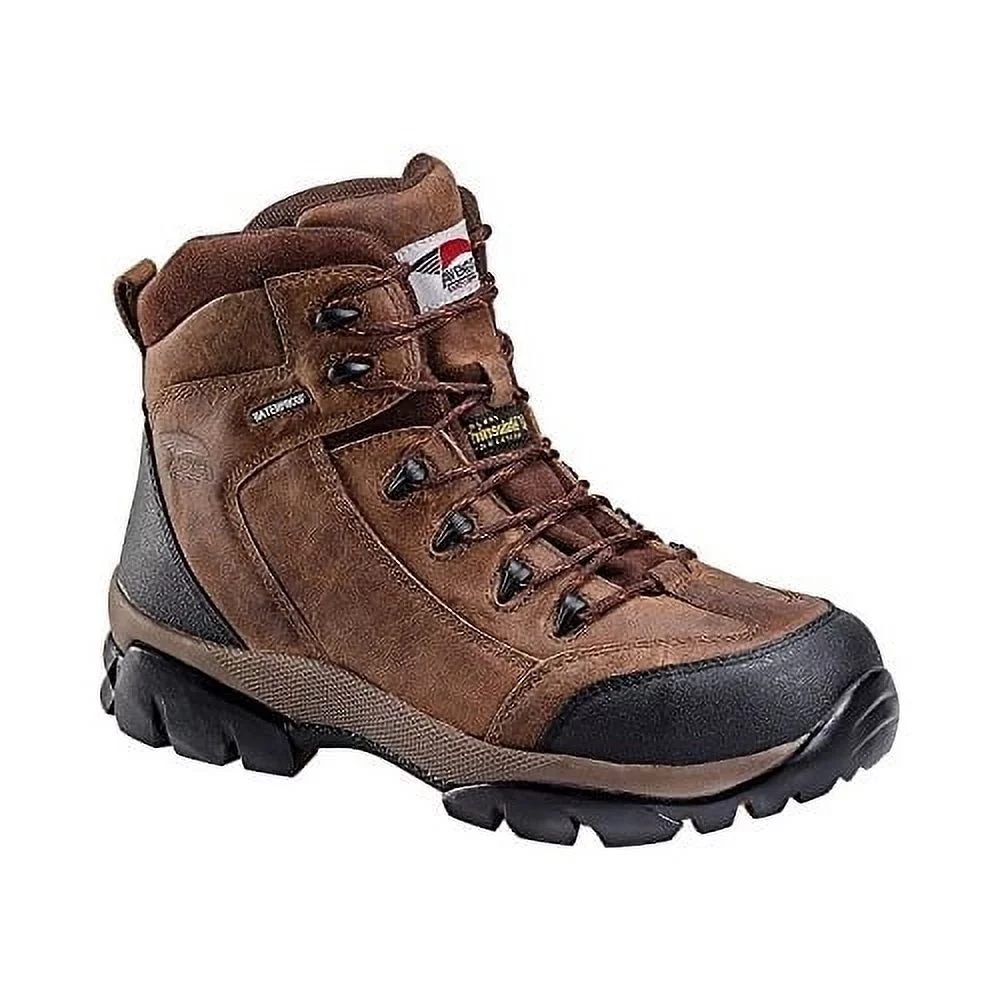 FSI FOOTWEAR SPECIALTIES INTERNATIONAL NAUTILUS Avenger Men's Composite Toe Insulated Waterproof Work Boots Brown -