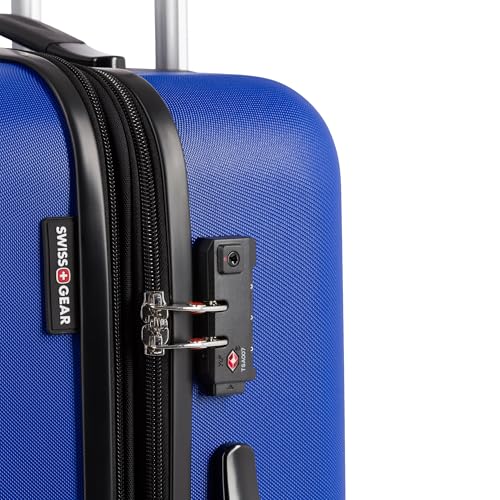 SwissGear 7366 Hardside Expandable Luggage with Spinner Wheels, White, Carry-On 19-Inch