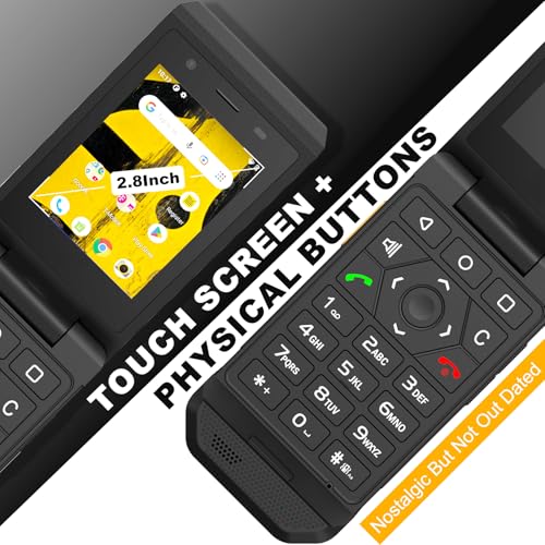 CAT S22 Smart Flip Phone Unlocked (16GB) 2.8 Touchscreen Rugged Cell Phone Android 11, IP68 Water Resistant, T-Mobile 4G LTE GSM Single Nano Slot,Compatible with T-Mobile (New)