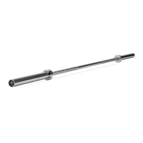 Titan Fitness Performance Series Olympic Barbell, 20 KG 28MM Medium Volcano Knurling Olympic Bar, Rated 700 LB, Home Gym Strength Training Bar for Slow Squat, Bench, and Deadlift Movements