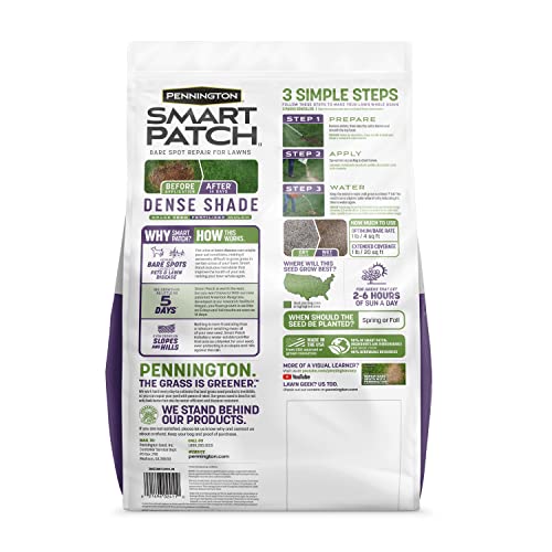 Pennington Smart Seed Dense Shade Grass Mix Bag 7 lb
