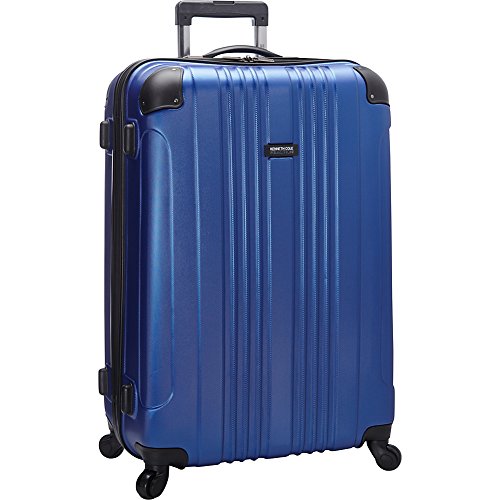 Kenneth Cole REACTION Out of Bounds Lightweight Hardshell 4-Wheel Spinner Luggage, Cobalt Blue, 20-Inch Carry On