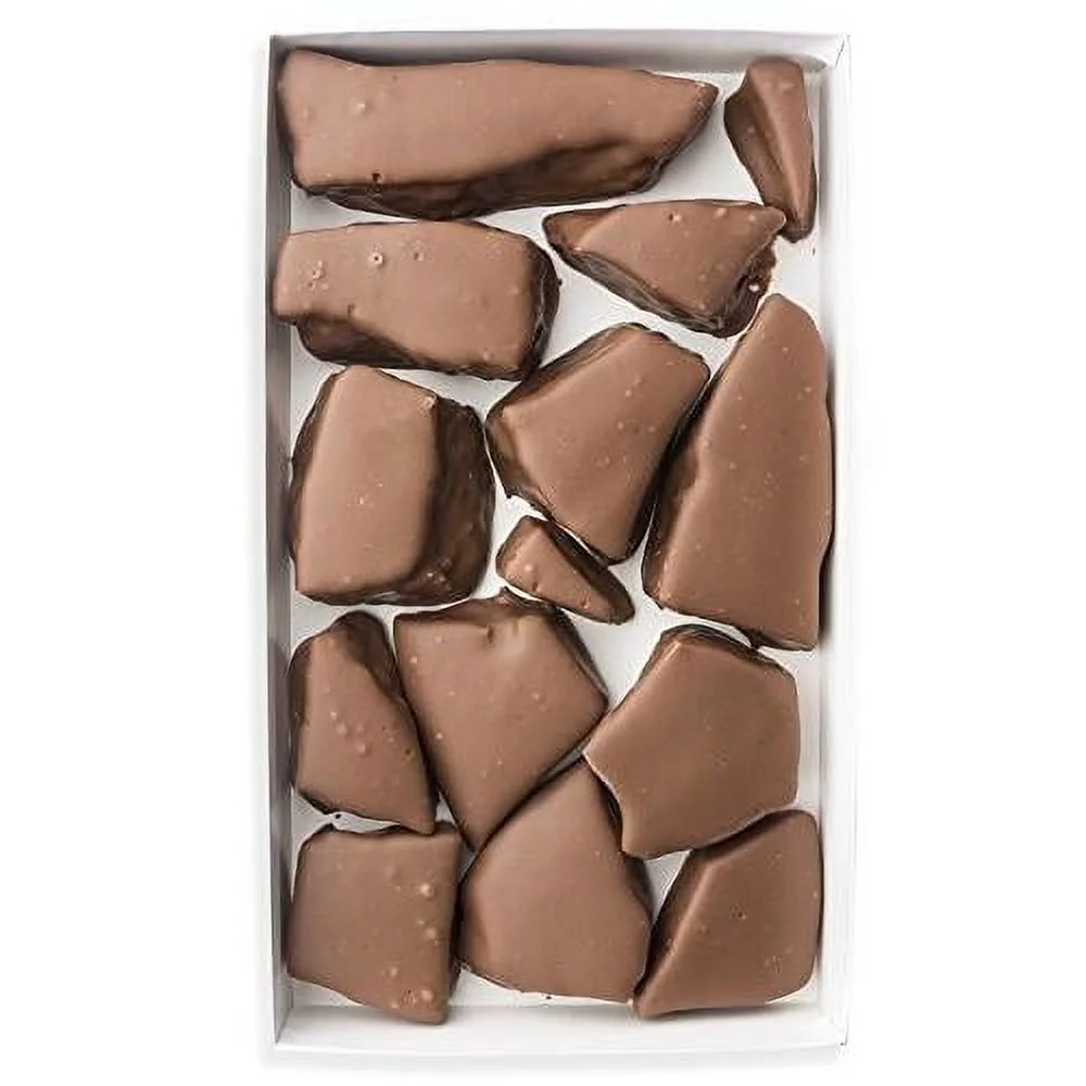 14 Oz Seafoam Honeycomb Milk Chocolate **Product Fragile Could Be Damaged During Shipping We Will Not Replace**