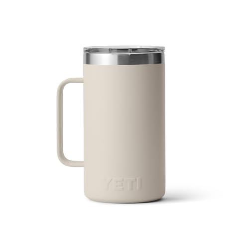 YETI Rambler 24 oz Mug, Vacuum Insulated, Stainless Steel with MagSlider Lid
