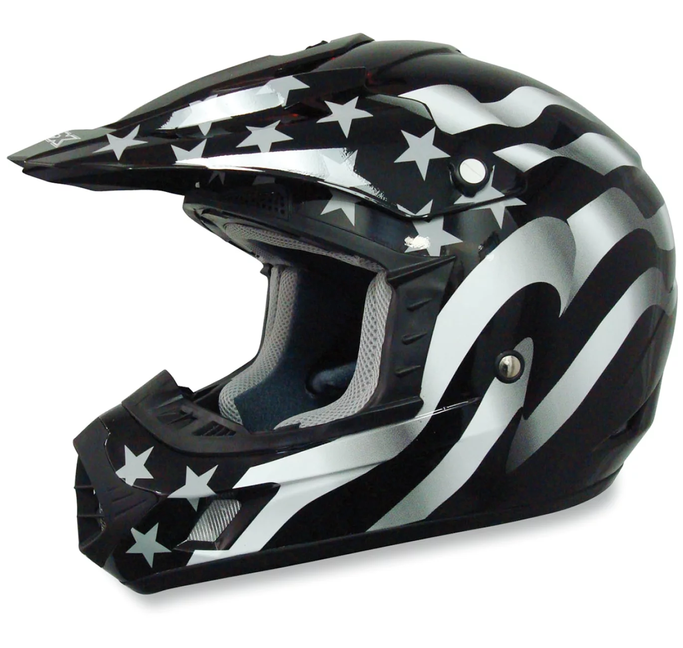 AFX FX-17 Flag MX Offroad Helmet Freedom Stealth 4XL