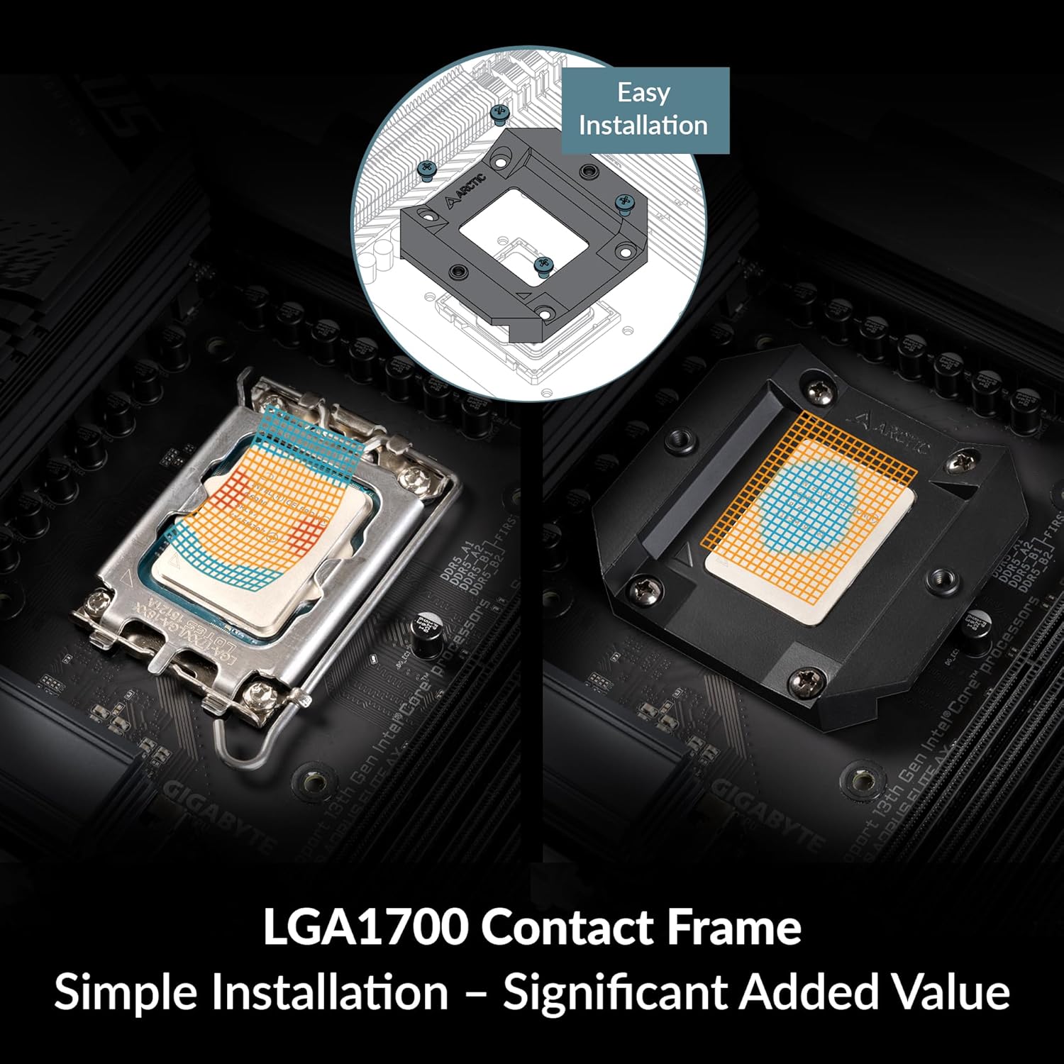 ARCTIC Liquid Freezer III 240 A-RGB - CPU AIO Water Cooler, Water Cooling PC, Intel & AMD, Efficient PWM-Controlled Pump, Fan: 200–2000 RPM, LGA1851 and LGA1700 Contact Frame - White