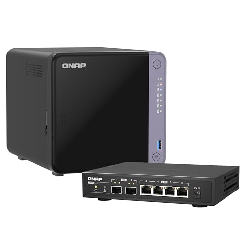 QNAP TS-632X-4G-US 6 Bay 10GbE Desktop NAS with ARM Alpine AL524 Quad-core Processor and 4 GB DDR4 RAM (Diskless)