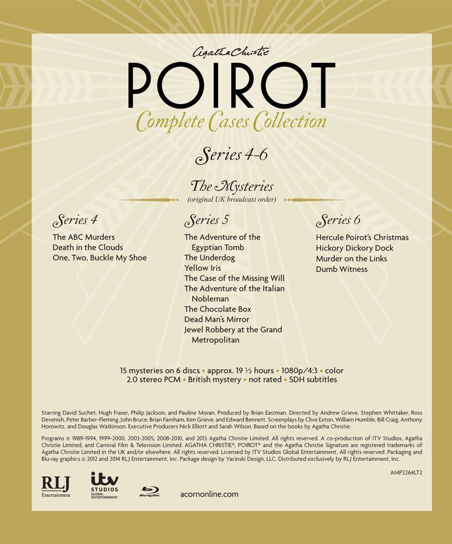 Agatha Christie&s Poirot, Complete Cases Collection DVD