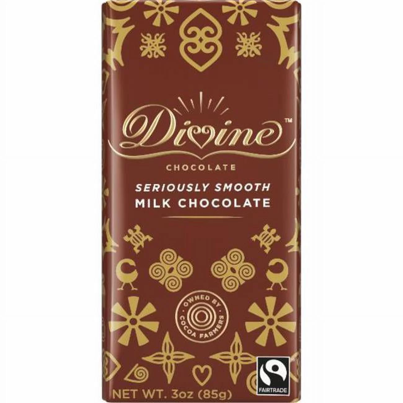 Divine Chocolate  3.5 oz Milk Chocolate Bar
