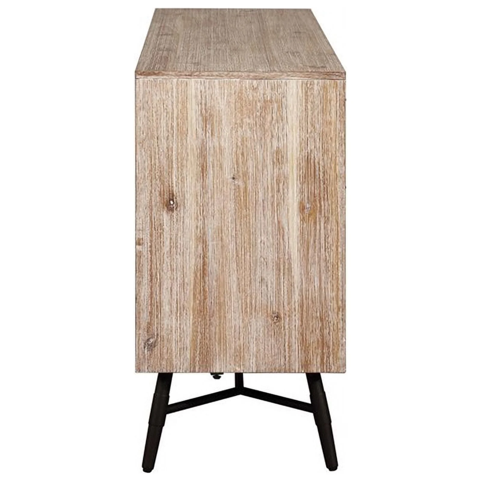 Pemberly Row 6-drawer Farmhouse Wood Dresser in Brown Finish