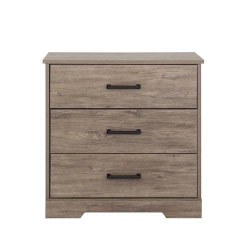 Prepac Sonoma Traditional Tall Nightstand Side Table with 3 Drawers, Functional Tall 3-Drawer Bedside Table 16