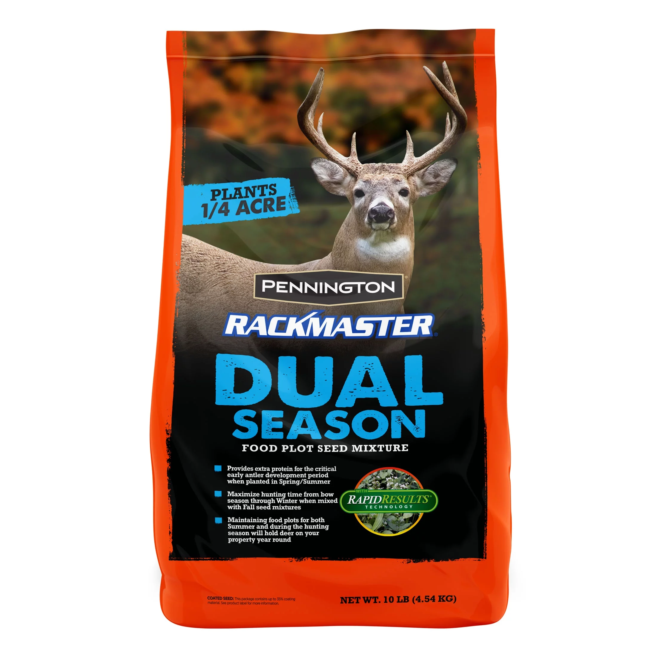 Pennington Food Plot Seed for Wildlife, Dual Season Mix, 10 lb.