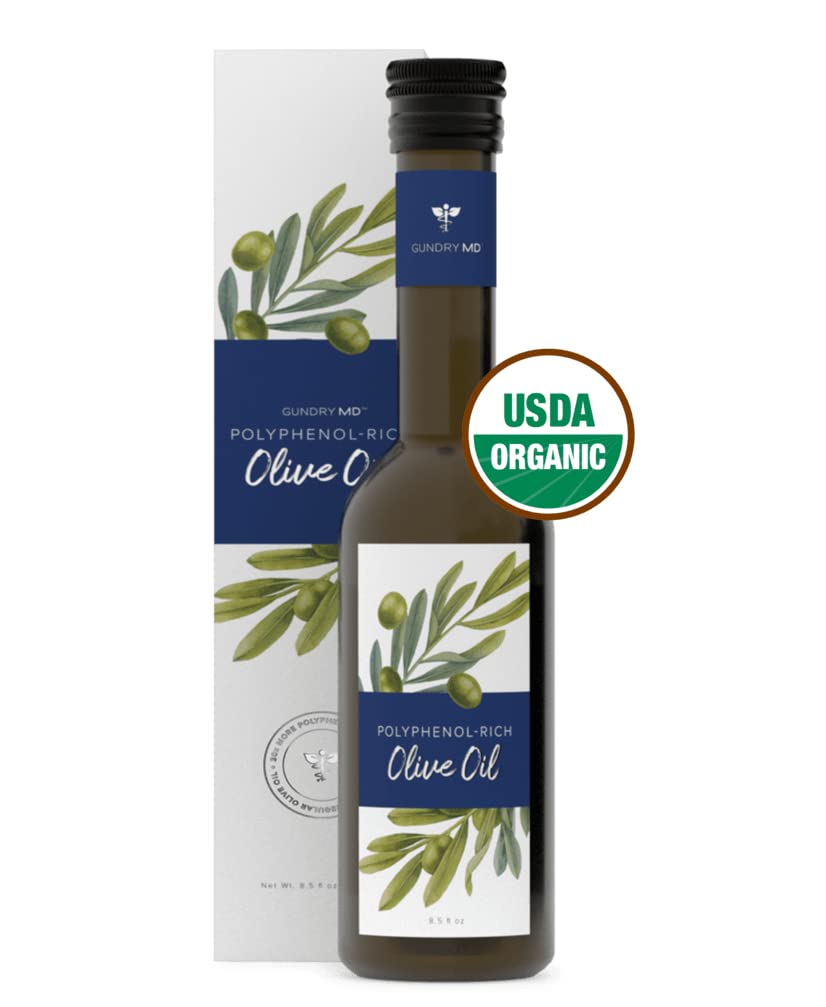 Gundry MD® Organic Extra Virgin First Cold Press Moroccan Polyphenol Rich Olive Oil (Olive Oil)