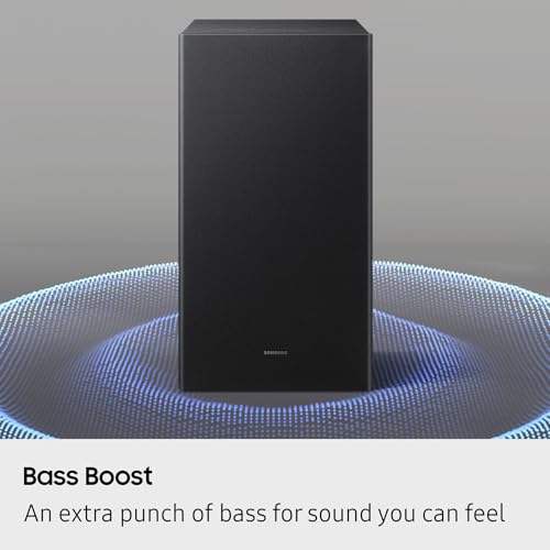 Samsung B-Series Soundbar HW-B630F 3.1 ch DTS Virtual:X Soundbar with Subwoofer (2025 Model) One Remote Control, Voice Enhance Mode, Adaptive Sound