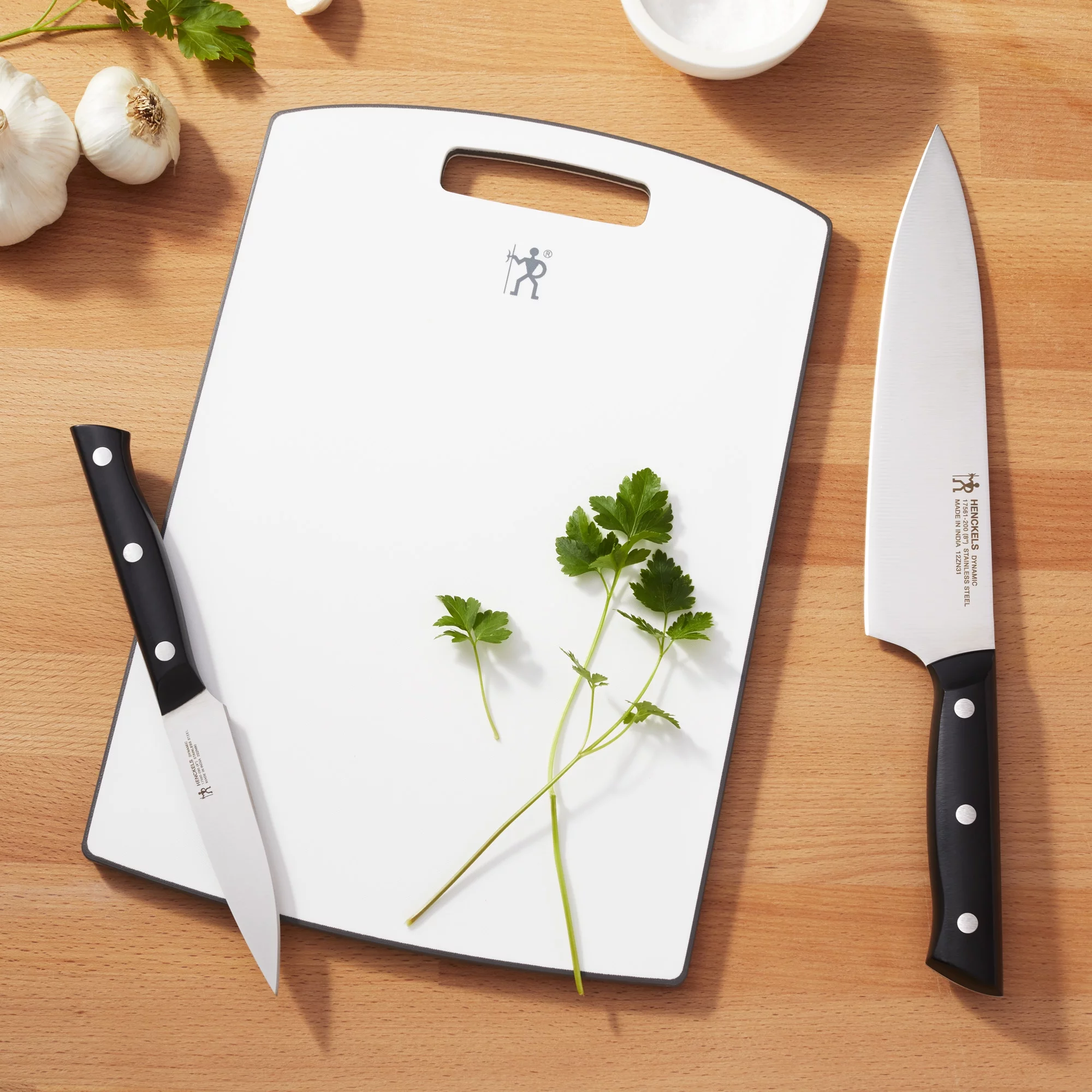 Henckels Dynamic 2-pc Chef Set with Small Cutting Board