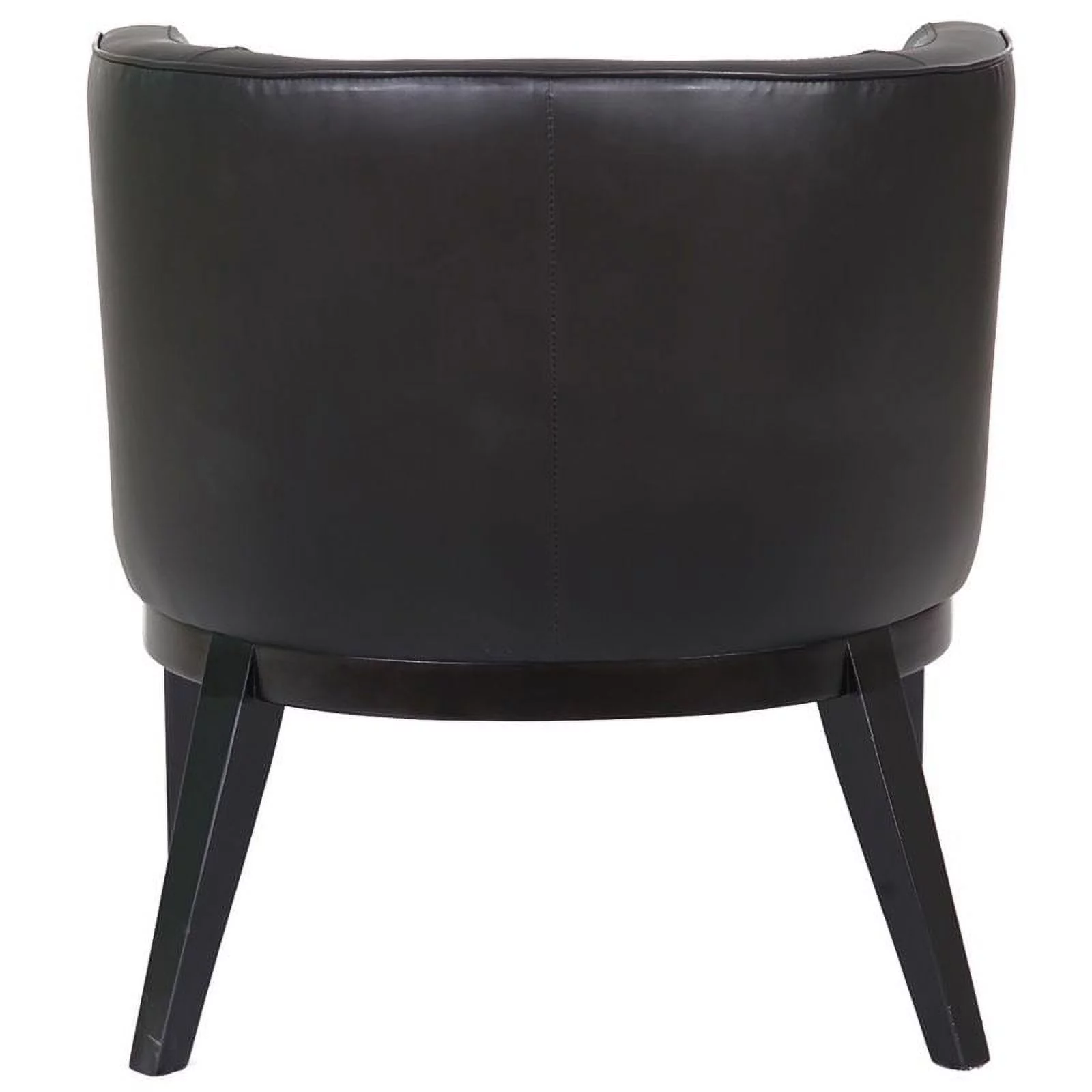 Boss Office Ava Faux Leather Reception Chair in Black and Driftwood