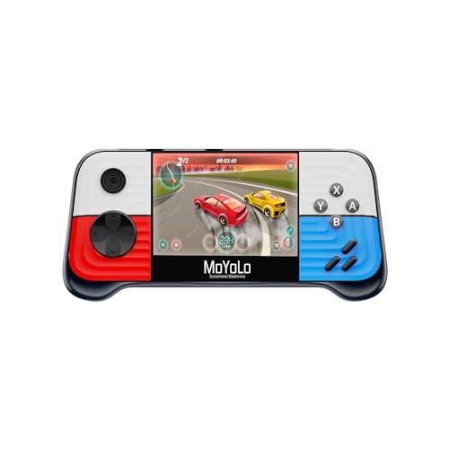 Samvix Moyolo G9 Portable Handheld Retro Gaming Console - Kosher-Safe, Rechargeable, HD Color Display, 400+ Preloaded Games, No Internet Required