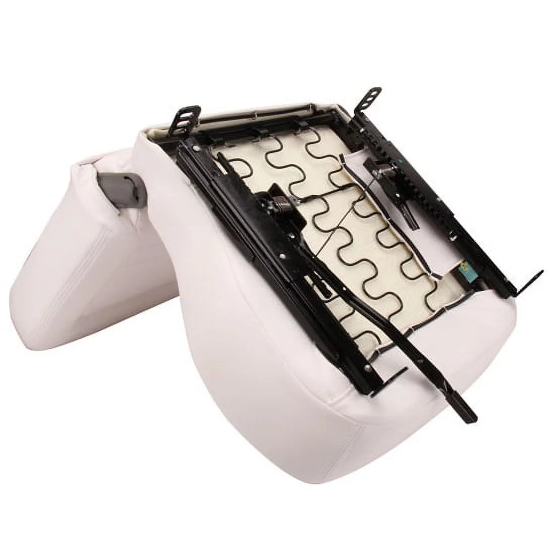 Procar Uncovered Low Back Bucket Seats, Foam Padded Driver and Passenger Uncovered Seats, Each Seat Includes a Pair of Seat Sliders, 24” Tall, 20-1/2” Wide