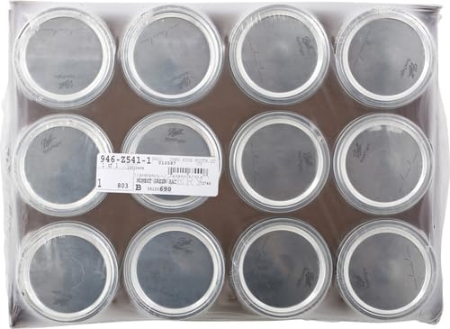 Jarden Ball Quart (32oz) Mason Jar Wide Mouth 12-pack, Clear