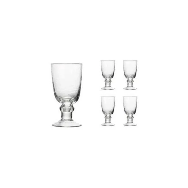Godinger 44912 Wine Small Goblets, Clear - Set of 4
