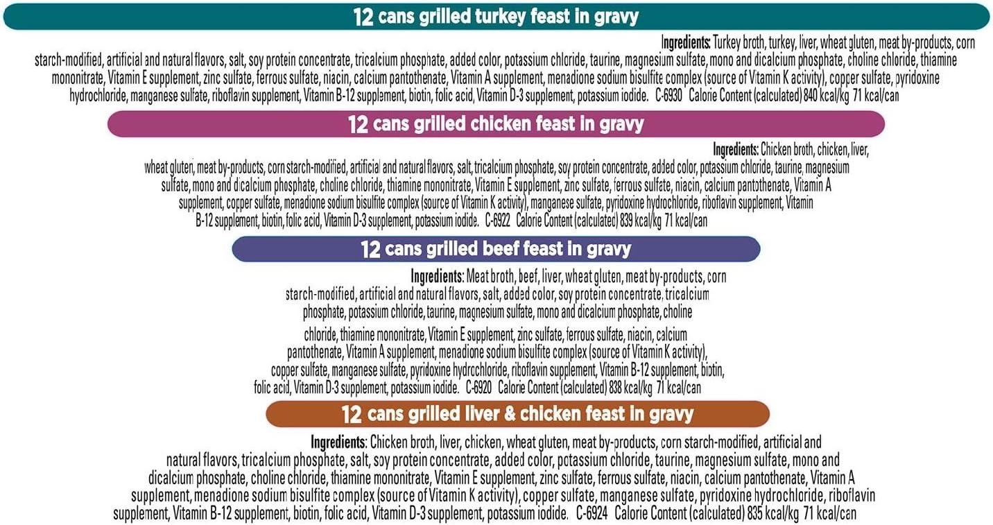 Fancy Feast Collection Variety Pack - Poultry & Beef (3 oz., 48 ct.)