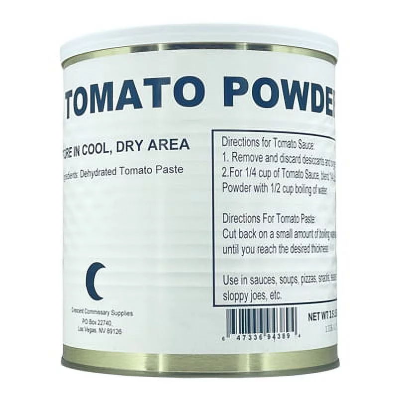 Military Surplus Freeze Dried 25+ Years Long Shelf Life | Emergency Camping Food for Hiking, Backpacking | Tomato Powder #10 Can - 1 Can ✅