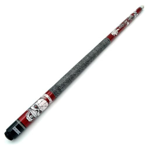CUESOUL 58 inch 19/20/21 oz 1/2 Maple Pool Cue Stick Kit-Rockin Series