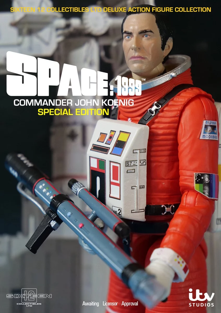 Space 1999 - John Koenig - In Spacesuit with ALP Laser By Sixteen 12