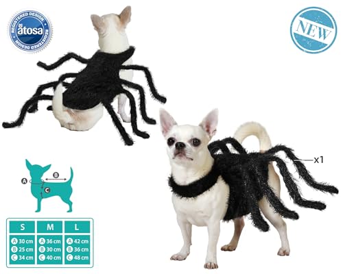 ATOSA Spider Pet Costume Black