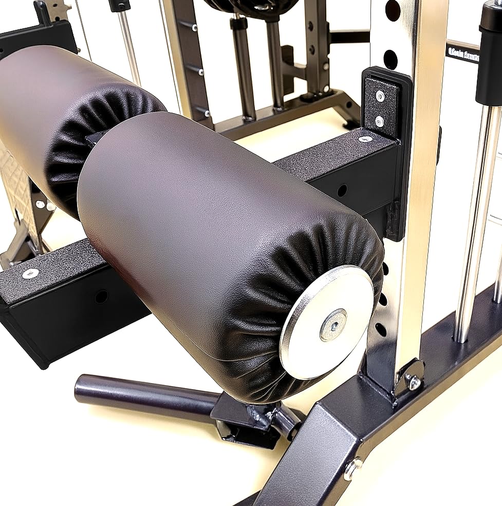 MiM USA Hercules EX Commercial All in One Gym Machine w/400 lb Weight Stack Jammer Arms Adj Bench Leg Press Leg Extension Arm Curl LAT Seat Complete Attachment